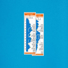 Bike MS: Round-Up road route profile sticker - full sticker preview