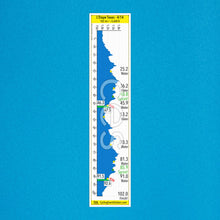 L'Etape Texas road route profile sticker - full sticker preview