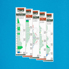 Oregon Trail (Pioneer) gravel route profile sticker - bike top tube mockup