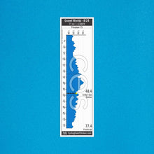 Gravel Worlds gravel route profile sticker - full sticker preview