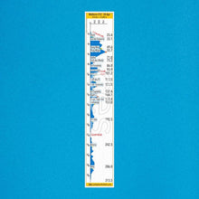 Mallorca 312 road route profile sticker - bike top tube mockup