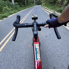 LoToJa RACE route profile sticker on a bicycle top tube
