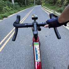 RAGBRAI 2026 Sticker Set route profile sticker on a bicycle top tube